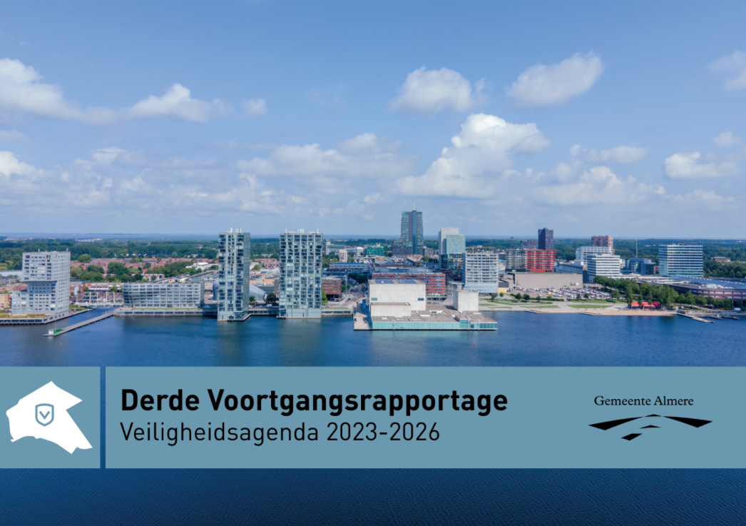 Voorpagina rapport Derde voortgangsrapportage veiligheidsagenda 2023-2026 (geheel 2025)
