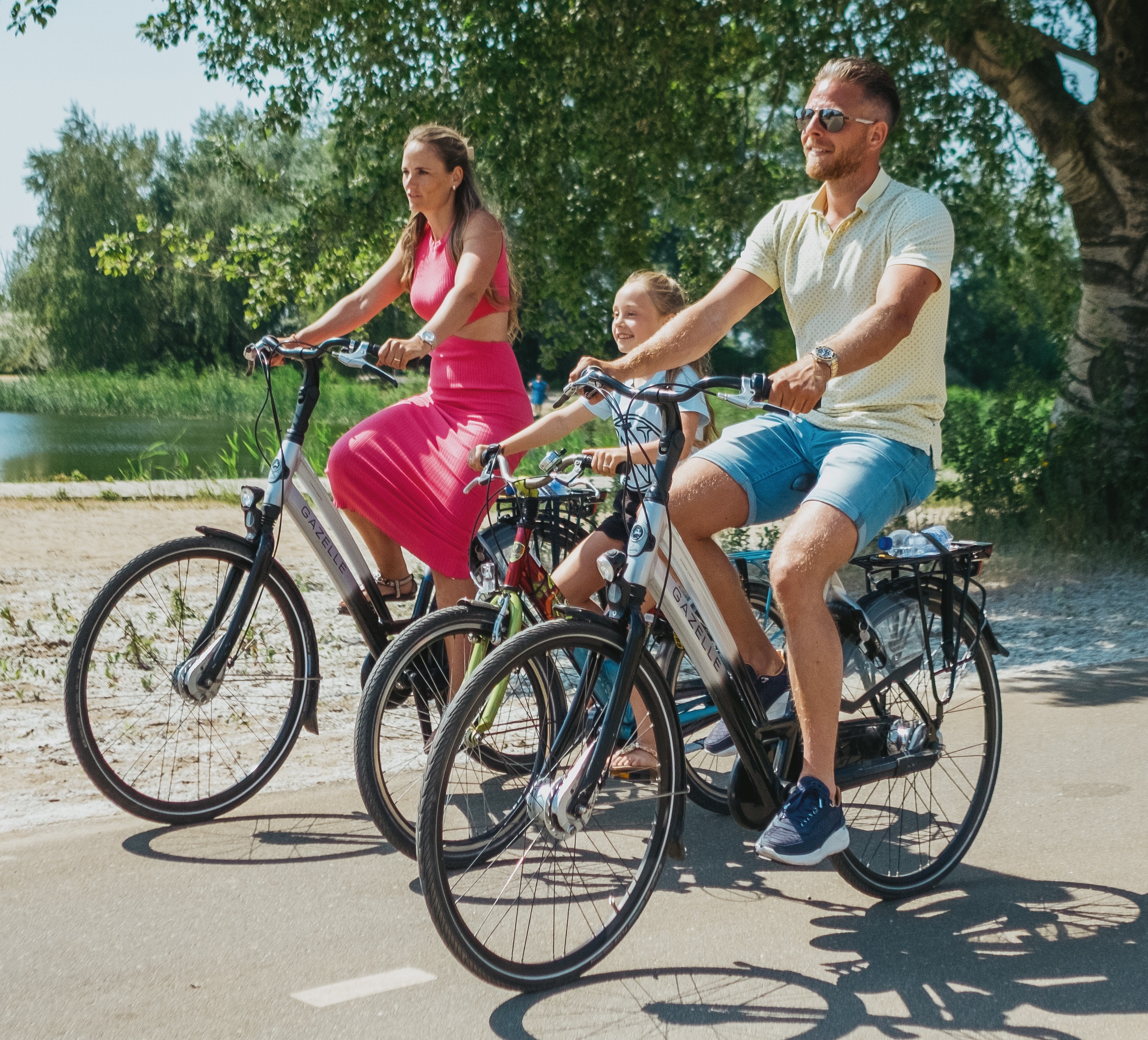 Op de fiets